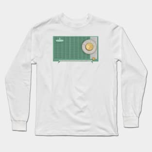 Green vintage radio Long Sleeve T-Shirt